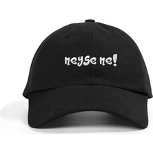 PataCute Neyse Ne Siyah Soft Baseball Şapka