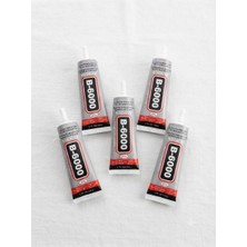 Makeops B-6000 Şeffaf Taş ve Boncuk Yapıştırıcısı 110 Ml– Şeffaf Yapıştırıcı 5 Adet