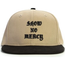 PataCute No Mercy Bej Snapback Şapka