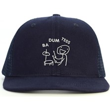 PataCute Ba Dum Tss Baterist Lacivert Snapback Şapka