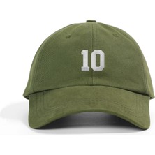 PataCute 10 Numara Yeşil Soft Baseball Şapka