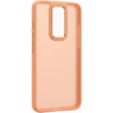 Camkapak Aksesuar Redmi 8 Pembe  Sert Silikon Kılıf Modeli