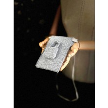 Ggart Handmade Meadov Nakış Işlemeli Keten Telefon Çantası, Telefon Kılıfı V51