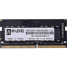 Hi-Level Hı-Level HLV-SOPC25600D4/8G (1X8GB) 3200MHZ Ddr4 8gb Notebook Ram