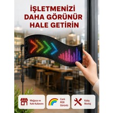 Beruflic Rgb Renkli LED Ekran Tabela USB Bağlantılı ve Kayan Yazı Destekli