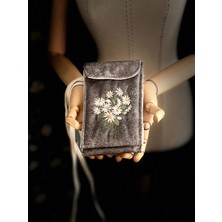 Ggart Handmade Meadov Nakış Işlemeli Telefonluk, Telefon Çantası V8