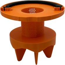 YFS Rowenta Ile Uyumlu Ro 7230 Ea X-Trem Power Cyclonic Süpürge Seperatör, Kulplu