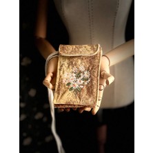 Ggart Handmade Meadov Nakış Işlemeli Telefonluk, Telefon Çantası V41
