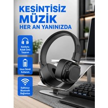Beruflic Bluetooth Kablosuz Kulak Üstü Kulaklık Katlanabilir Konforlu ve Şık Tasarımlı