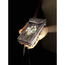 Ggart Handmade Meadov Nakış Işlemeli Telefonluk, Telefon Çantası V22