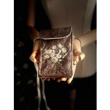 Ggart Handmade Meadov Nakış Işlemeli Telefonluk, Telefon Çantası V33