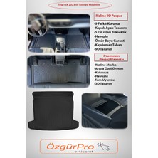 Rizline Premium Tog T10X 2023 ve Sonrası 9d Paspas-Premıum Bagaj Havuzu Siyah Organizer Set