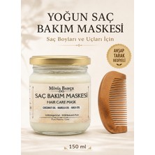 Minia Bahçe Yoğun Saç Bakım Maskesi – 150 ml | Kuru ve Yıpranmış Görünümlü Saç Boyları ile Uçlarına Bakım