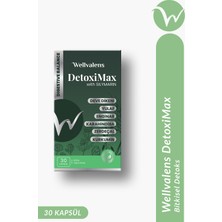 Wellvalens DetoxiMax 30 Kapsül | Devedikeni, Enginar & Zerdeçal İçeren Bitkisel Takviye