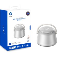  Lito-Mini Bluetooth Hoparlör LS03, Silver