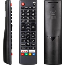 YFS Elton Ile Uyumlu Webos Netflix ve Prime Video Tuşlu Mikrofonsuz LCD LED Tv Kumanda