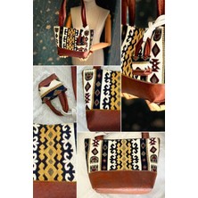 Ggart Handmade Terra El Yapımı Kumaş Bayan Çanta, Tote Çanta V8