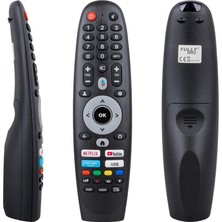 YFS Altus Ile Uyumlu AL55 UHD 9823 Netflix-Youtube-Prime Video Tuşlu Ses Komutsuz LCD LED Tv Kumanda