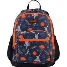 Mikro Muggle MU-0440 Okul Çantası Ot-Basket Siyah 41X32X18 cm