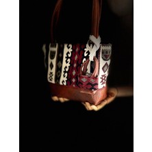 Ggart Handmade Terra El Yapımı Kumaş Bayan Çanta, Tote Çanta V16