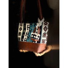 Ggart Handmade Terra El Yapımı Kumaş Bayan Çanta, Tote Çanta V1