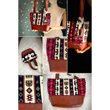 Ggart Handmade Terra El Yapımı Kumaş Bayan Çanta, Tote Çanta V7
