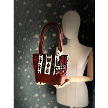 Ggart Handmade Terra El Yapımı Kumaş Bayan Çanta, Tote Çanta V25