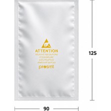 PROSMT 90 x 125 Kilitsiz Antistatik ESD Poşet - 300 Adet