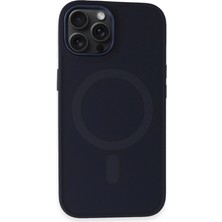 Eco Port Apple Iphone 15 Pro Max Kılıf Oslo Magsafe Kapak - Lacivert