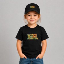 BarsDepo Super Bear Baskılı Tişört, Premıum Kalite Unisex Çocuk / Yetişkin (Şapka Hedıyelı)