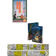 Koridor Yayıncılık Tsubaki Kırtasiyesi - Boho Hanım'ın Gece Eczanesi 2 Kitap Set + Özel Cetvel