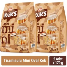 Bifa Keks Mini Oval Kek Tiramisulu 170 gr x 2 Adet