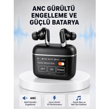 Beruflic Anc Teknolojili Kablosuz Bluetooth Kulaklık – Dokunmatik, Dijital Göstergeli, Yüksek Ses Kalitesi