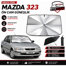 OtoÇizgi Mazda 323 Şemsiye Tip Ön Cam Güneşliği Katlanabilir Uv Korumalı Araç Cam Güneşlik