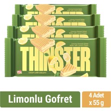 Thinster Limonlu Kremalı Gofret 55 gr x 4 Adet