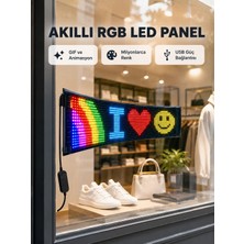 Beruflic Rgb LED Panel – USB Güç Girişli, Gıf ve Yazı Gösterimli Akıllı Ekran
