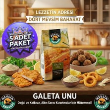 Dört Mevsim Baharat 5 Paket Galeta Unu (5X250G) - Kızartmalar Için Ideal Kaplama