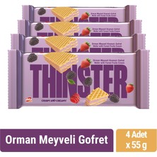 Thinster Orman Meyveli Kremalı Gofret 55 gr x 4 Adet