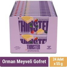 Thinster Orman Meyveli Kremalı Gofret 55 gr x 24 Adet