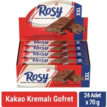 Bifa Rosy Kakao Kaplamalı Kakao Kremalı Gofret 70 gr x 24 Adet