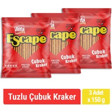 Bifa Escape Tuzlu Çubuk Kraker 150 gr x 3 Adet