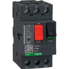 Schneider GV2ME14 Motor Koruma Şalteri, 6-10A