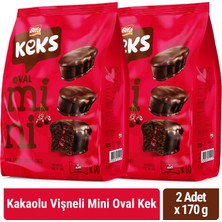 Bifa Keks Mini Oval Kek Kakaolu Vişneli 170 gr x 2 Adet