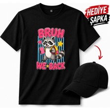 BarsDepo We Are Back Baskılı Tişört, Premıum Kalite Unisex Çocuk / Yetişkin (Şapka Hedıyelı) GT000T1120545Y