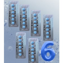 Zhuse Mavi KOB_RA_130 Mg 6'lı x 6 Dizi Özel Gecelere TAKVIYE_KUVVÊT6_ARTTIRIÇI6 Ekstra Haz Uzun Süreli Etki Sertlestırıcı6_erkeklere_geçiktırıcı6_gizlipaketleme