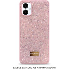 Mtl Samsung A06 Uyumlu Kafie Iç Yüzey Tasarımlı Taşlı Işıltılı Parlak Pırlanta Kılıf Dia Plus