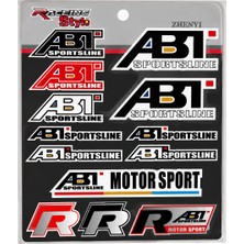EP Garaj Otomotiv Ab1 Sportslıne Motor Sport Racıng Stıcker Seti – Oto Yapıştırma Seti (2 PAKET300TL)