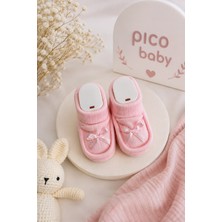 Pico Baby Yenidoğan Bebek Penye Fiyonklu Patik Çorap