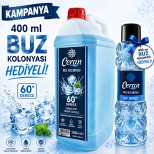 Ceran Kolonya Mavi Buz Kolonyası 5 Litre 400 ml Kolonya Hediyeli