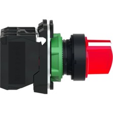 Schneider XB5AK124M5 Işıklı Mandal Buton, Kırmızı, 1 Na + 1 Nk, 220 Ac/dc Led, 2 Konum